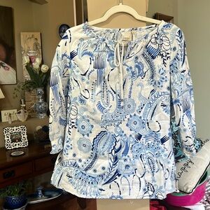 LANTANA linen tunic top